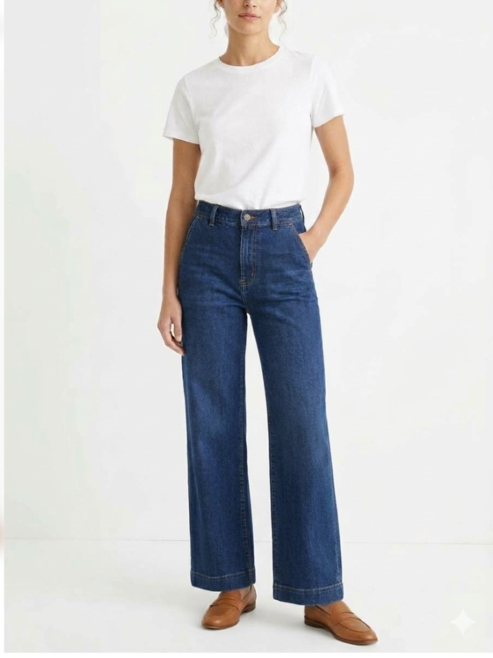 J. Crew High Rise Soft Stretch Classic Denim Trouser Jean Size 28